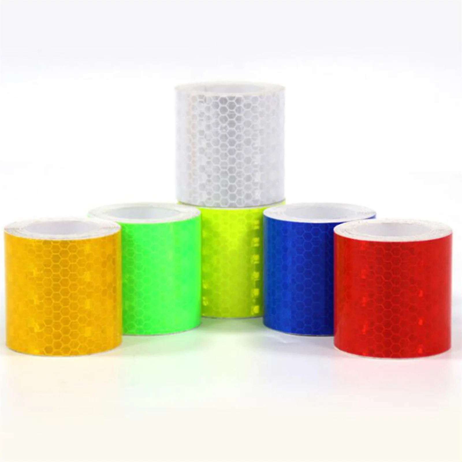 3M*5cm Reflector Tape Waterproof Outdoor Reflective Tape Auto Car Reflector Film Crystal Honeycomb Edge Traffic Safety Warning