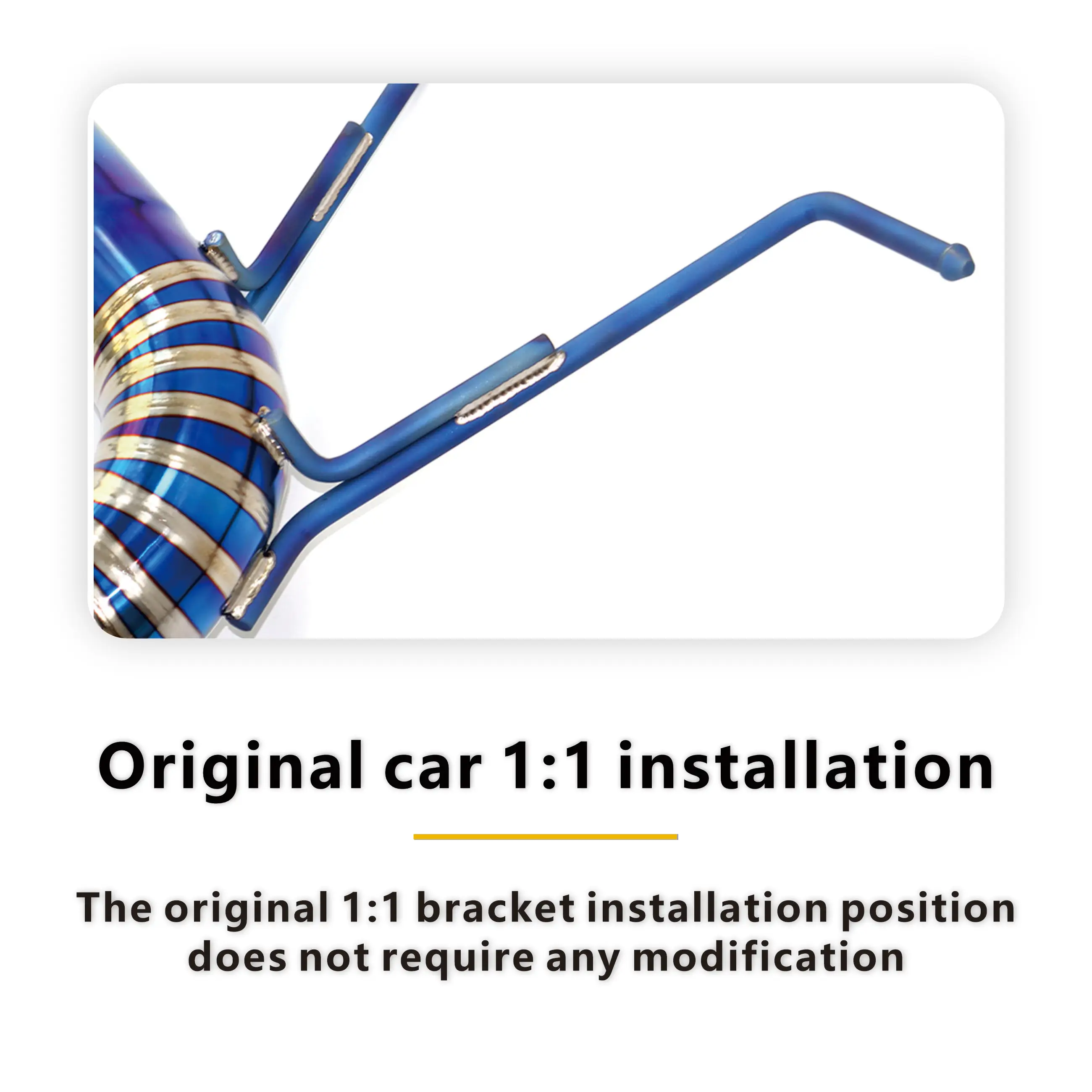 HMD para Corvette C8 Z06 sistema de escape catBack de titanio, rendimiento de carrera de tubo recto, actualización de sonido fuerte y ligero