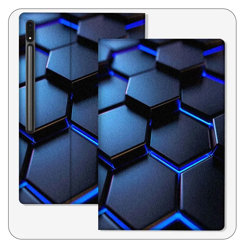 

Noctilucent Carbon Fiber For Samsung Galaxy Tab S9 S10 S6 S7 S8 FE Plus Lite Inch Foldable Cover Tablet Case