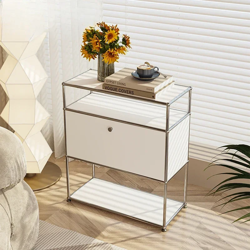 

-Sofa Side Cabinet, Living Room, Dining Side Cabinetmedieval Storage And Storage Cabinet, Mobile Corner Table, Light Luxury Tabl