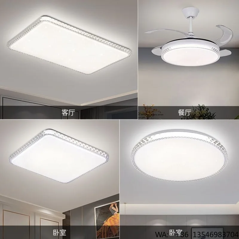 Modern Flush Mount Light Indoor Decorative Surface Mounted Round square Rectangle White Led Ceiling Lamp