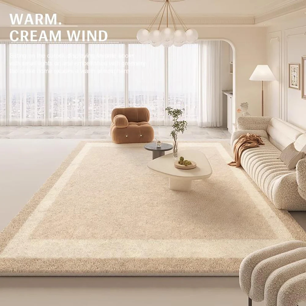 

VIKAMA 1pc Rugs Living Room Premium Light Luxury Coffee Table Carpet Home Nordic Ins Style Bedroom Floor Mats
