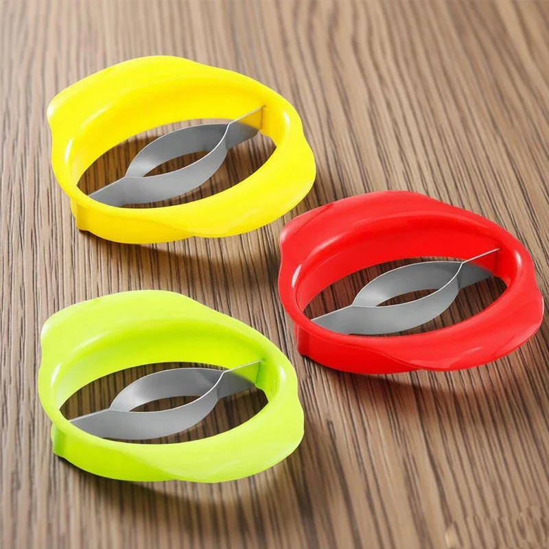 

1Pc Mango Slicer Easy Peel & Core Remover Durable Plastic Fruit Cutter With Non-Slip Grip Color Options Fruit & Vegetable Tools