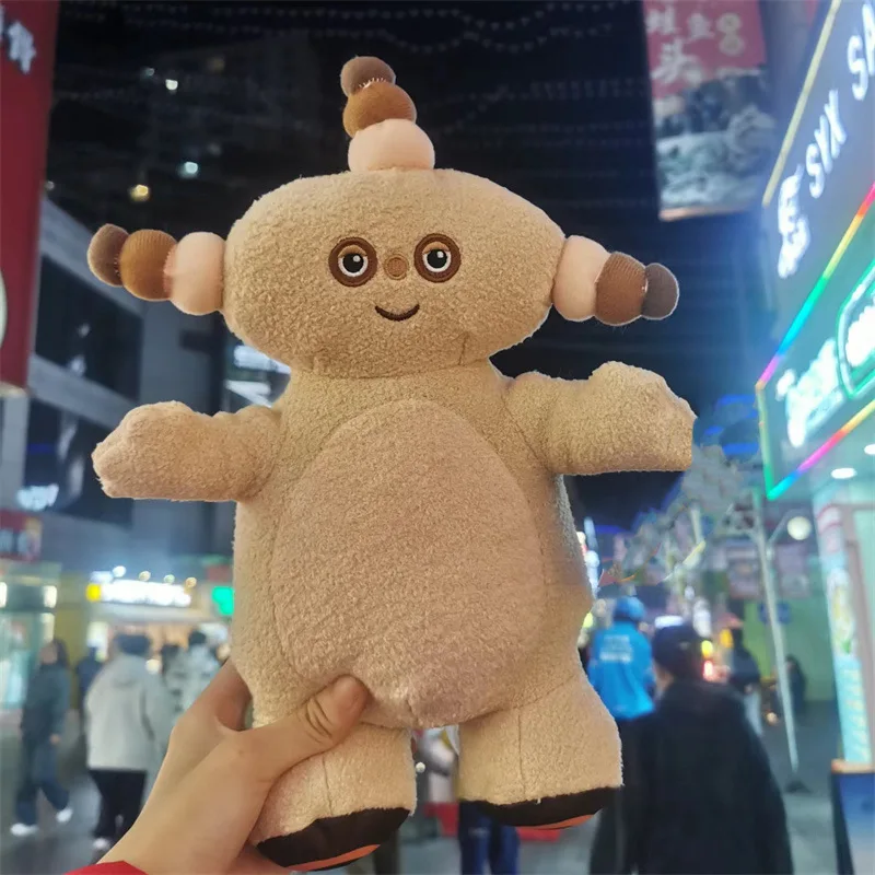 Jardín bebé dibujos animados Kawaii buenas noches Makka Pakka muñeca de peluche juguete sueño comodidad muñeca colgante cojín almohada regalo de cumpleaños