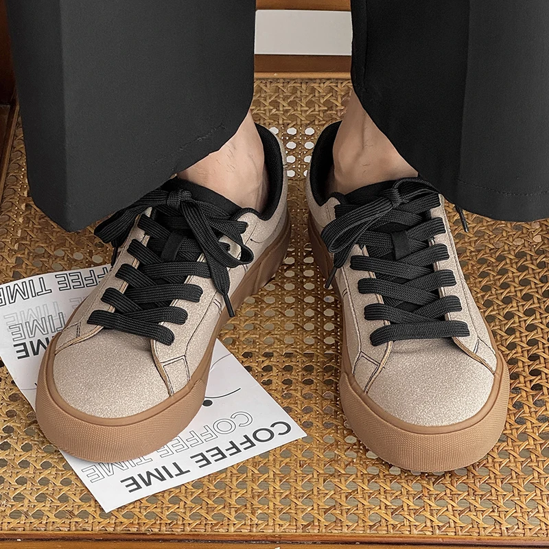 

2025 г., модные новые мужские повседневные туфли с низким вырезом, легкие, удобные, износостойкие и мужские туфли на шнуровке, размер 39-44