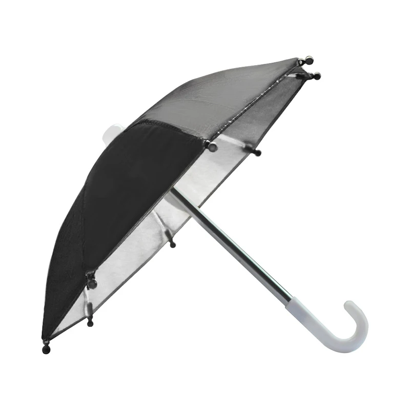 Motorcycle Mobile Phone Holder Sunshade Umbrella Portable Waterproof Polyester Mini Umbrella Decoration Accessories Wholesale