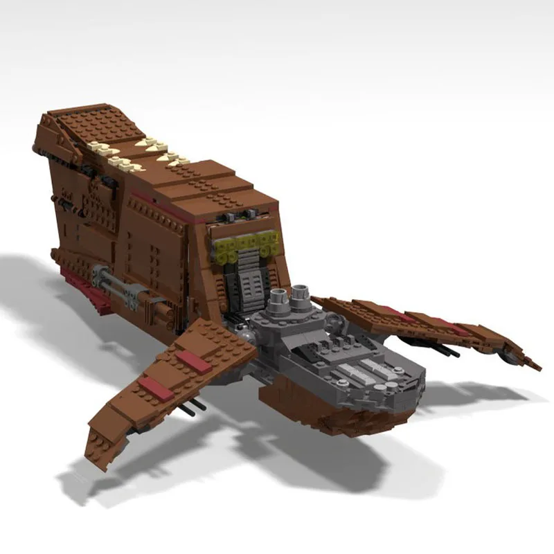 1145 قطعة من نماذج مكعبات بناء الأسنان Star Battleas MOC Bounty Hunter Hound ، إبداعية ذاتية الصنع ، مجموعة ، هدايا ألعاب تعليمية