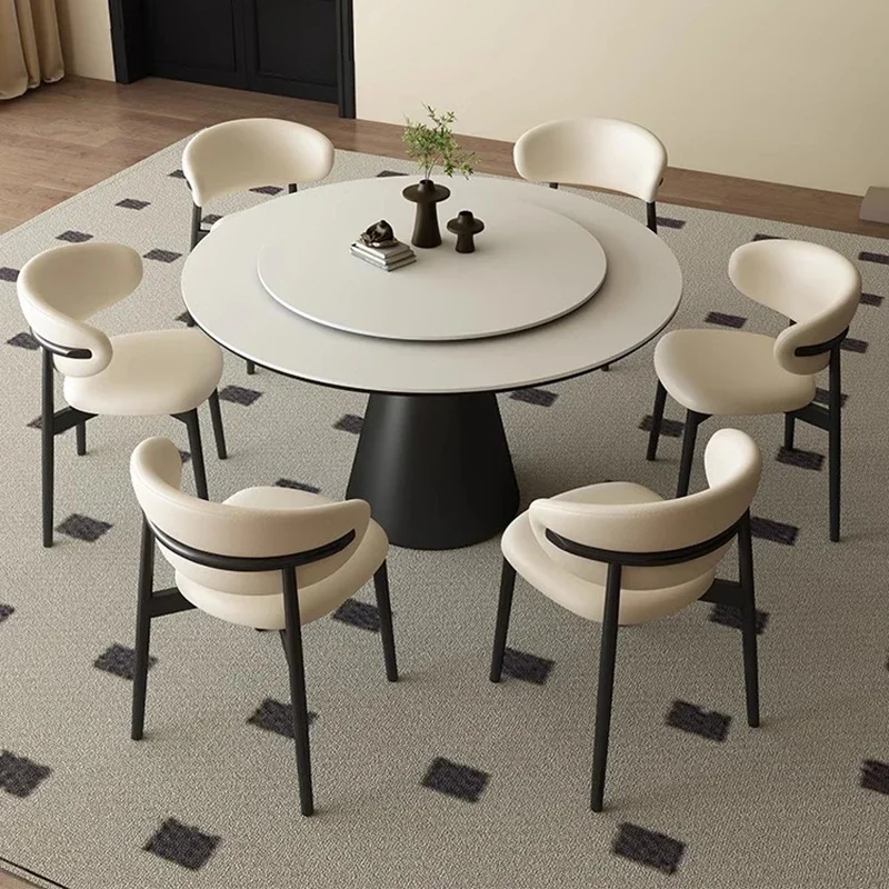 

Modern Round Dining Table Simplicity Italian Mobiledining Table Set Living Room Design Moveis Para Cozinha Salon Furniture