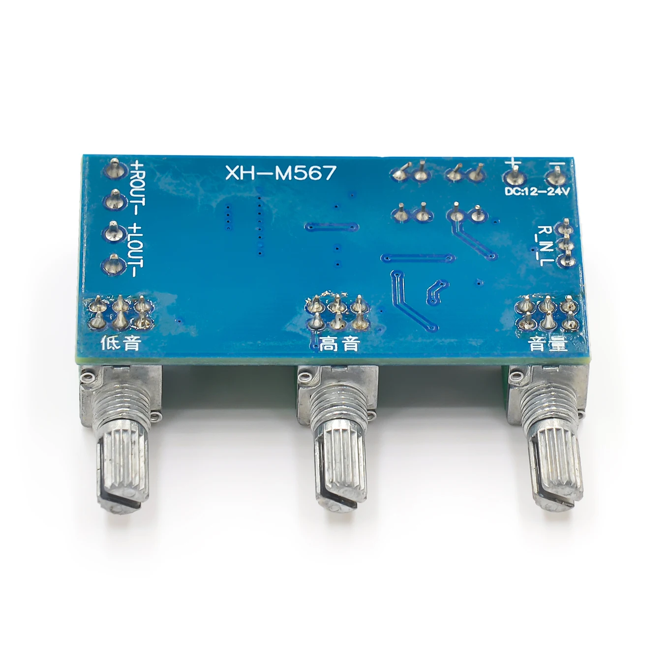DC 12V To 24V 2X80W XH-M567 TPA3116D2 Dual Channel Digital Amplifier Board High And Low Adjust On-board Operational Amplifier