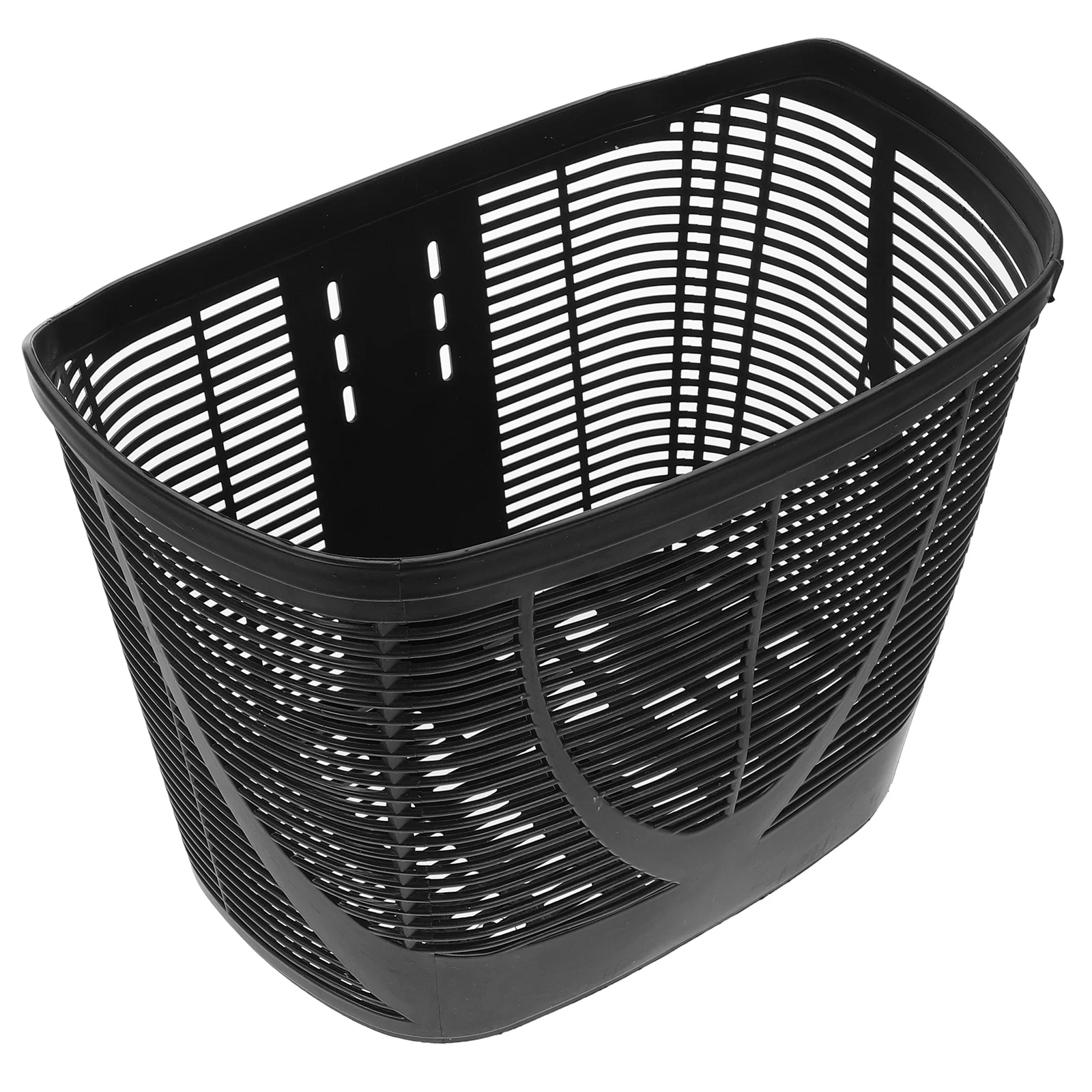 Bike Basket Front Large Capacity Durable Plastic Handlebar Basket For Bike Mountain Bicycle Scooter Wheelchair