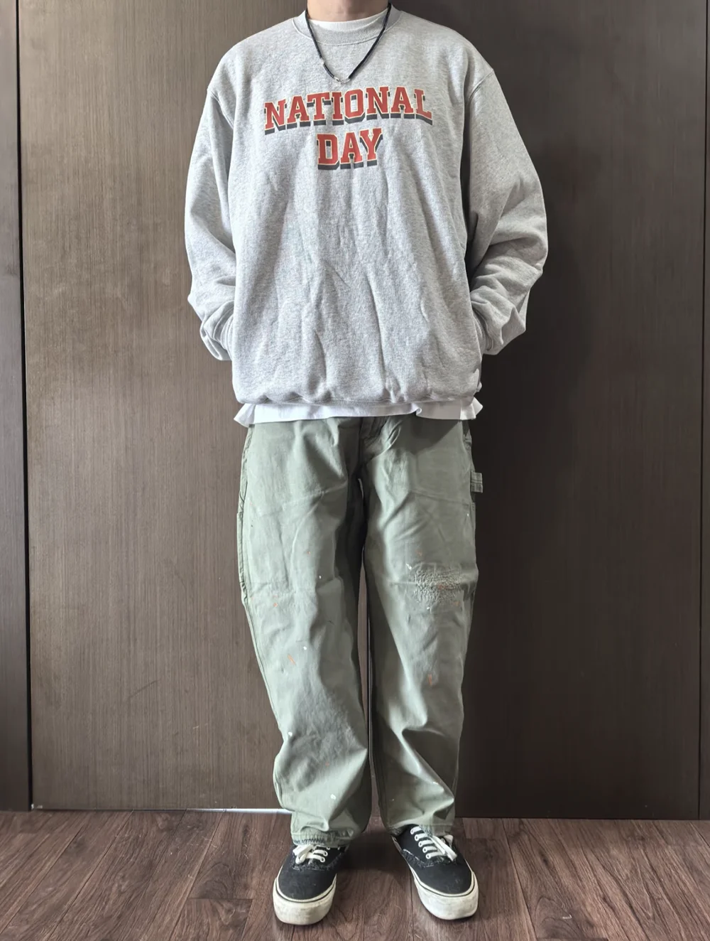 

MADN National Day Limited Edition Fce Lined Hoodie ey Print Casual Sweatirt Stand Fit Long Sve ex