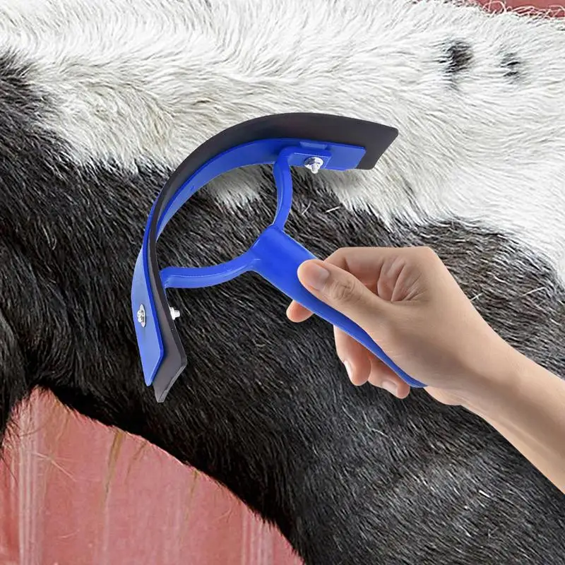 Sweat Scraper for Horses Horse Shedding Scraper Tool Animal Equine Grooming Horse Supplies for Shaving and Beautifying Large