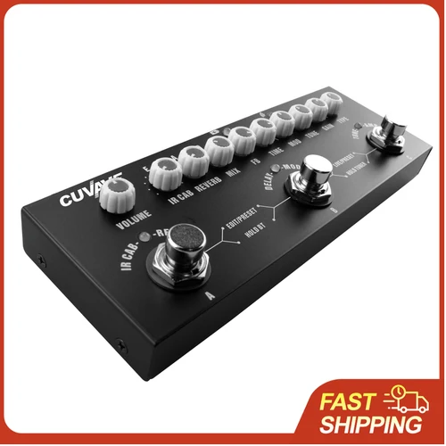 Imagen 1 del producto CUVAVE CUBE BABY Pedal de Efectos Multifuncional para Guitarra Eléctrica con Reproducción de Música Inalámbrica y Grabación de Audio desde el Teléfono