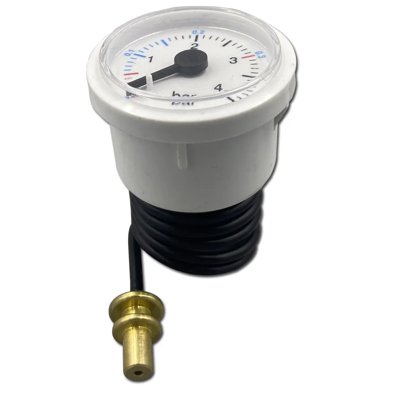 Wall-hung Boiler Floor Heating Dual-Use Acessories Water Pressure Gauge Universal 4BARCapillary Steam Pressure Gauge