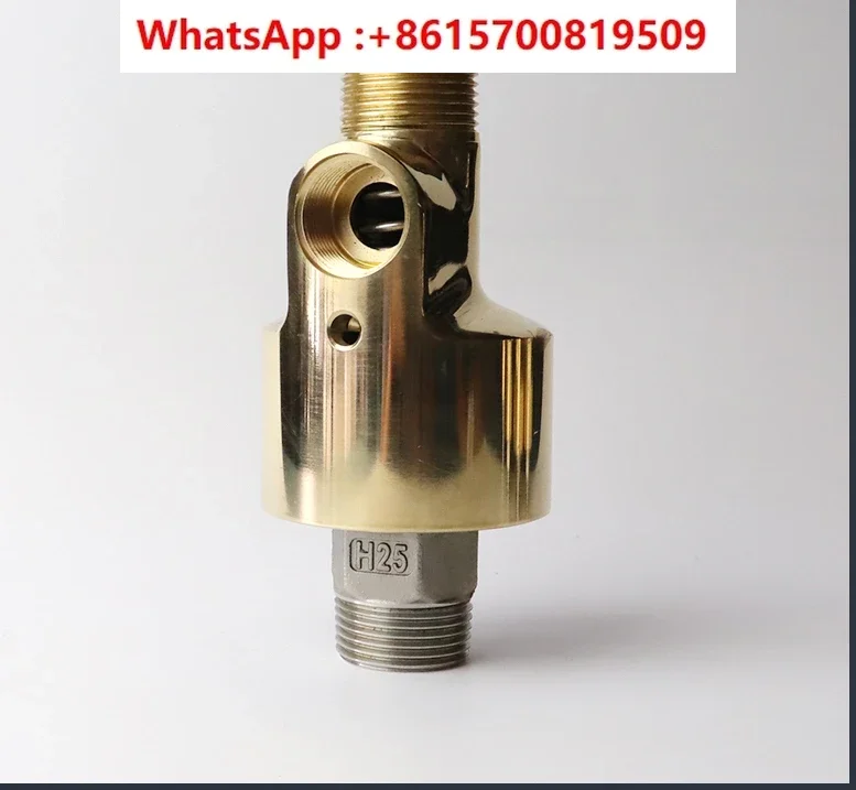 HK15 rotary joint for rubber and plastic DN10 mold cooling Water short small 3 points 4 points DN15 copper shell two-way joint