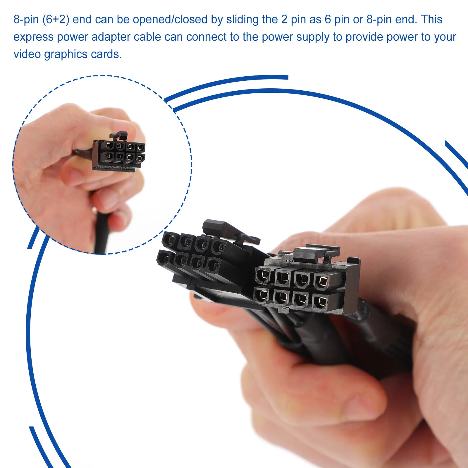Power Cable 8-Pin T…