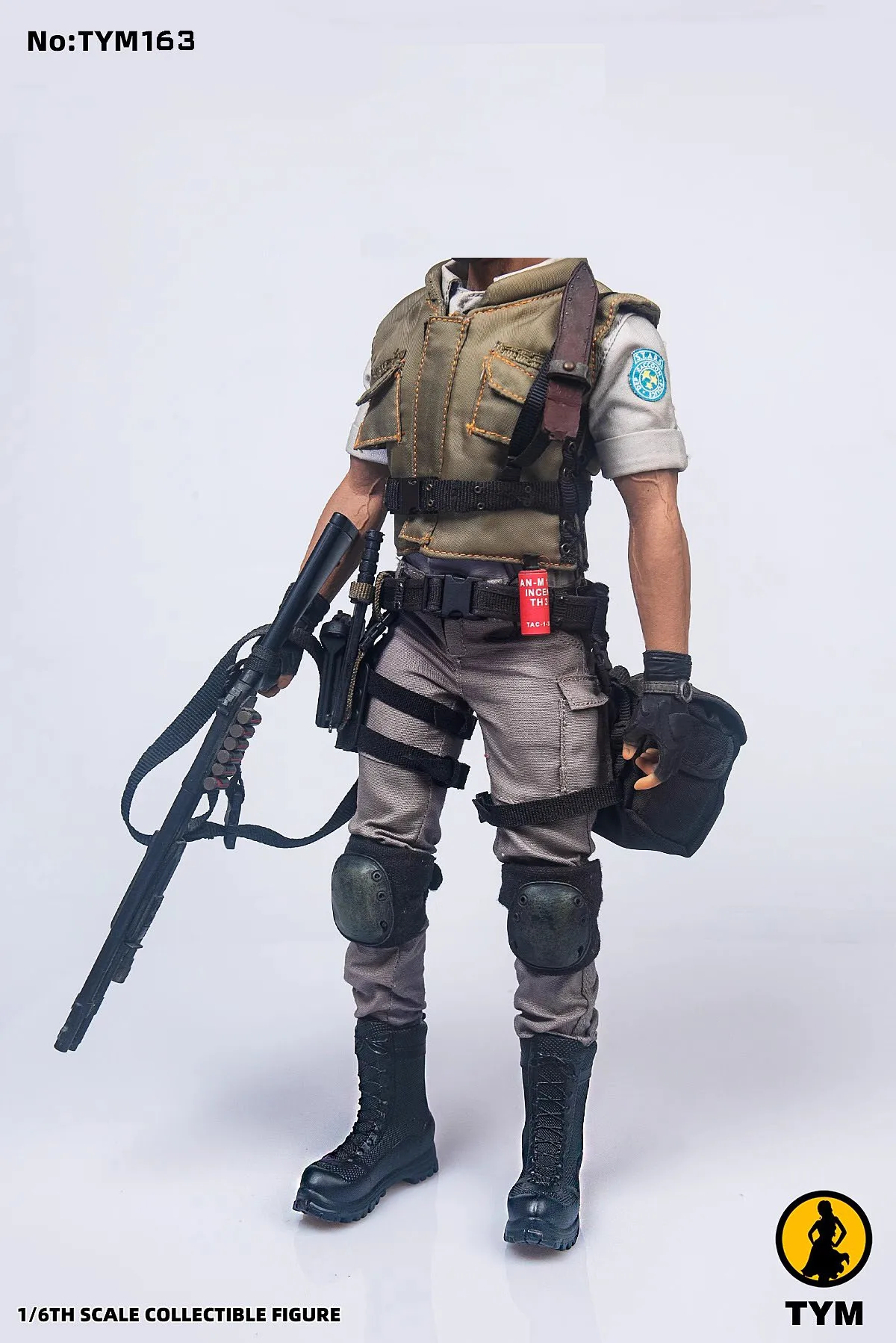 TYM163 1/6 Scale Soldier Black Military Solid Shoes Boots Fit 12" Action Figure Model DIY Accessories In Stock