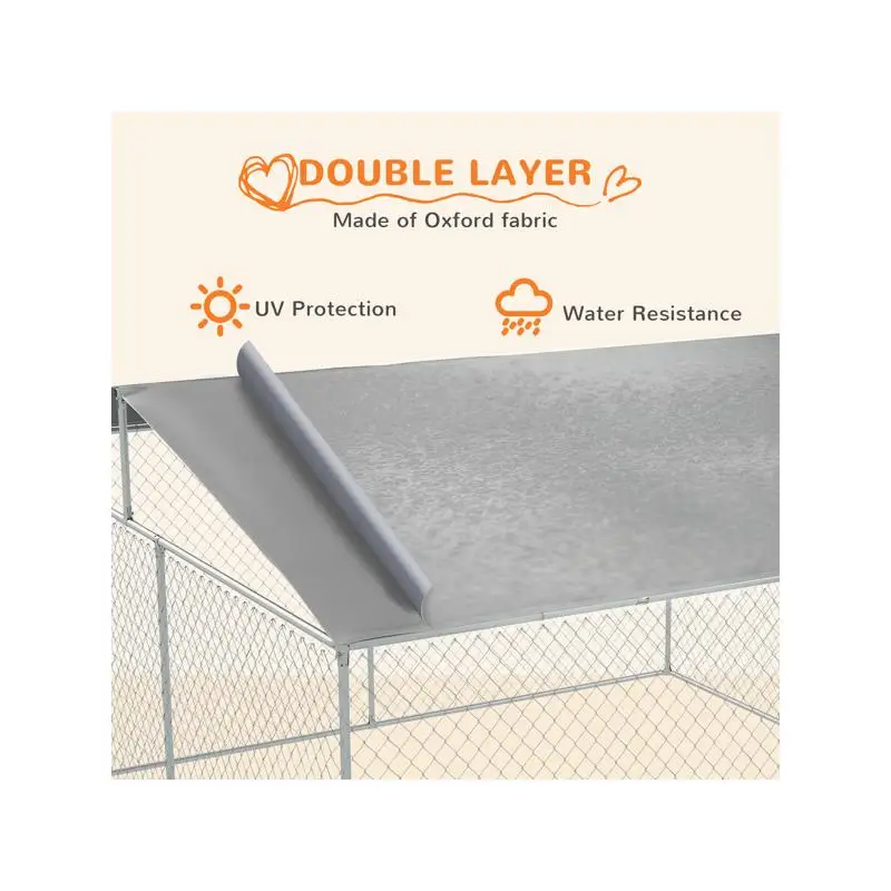 بيت الكلب - بيت الحيوانات الأليفة الداخلي والخارجي، تصميم بلاستيكي متين، سهل التنظيف، مقاوم للطقس، مقاس كبير لجميع السلالات