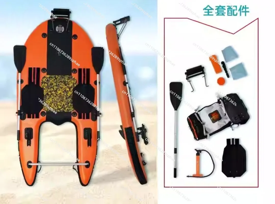 Fishing paddle board Inflatable outdoor portable multifunctional paddle board Thickened rafting board