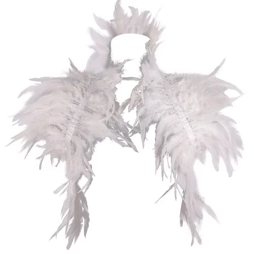 Sli White Feather ort Cosplay Costume di scena loween Modello Walk ow Abbigliamento da palcoscenico Semplice Ele Cos tradizionale da donna...