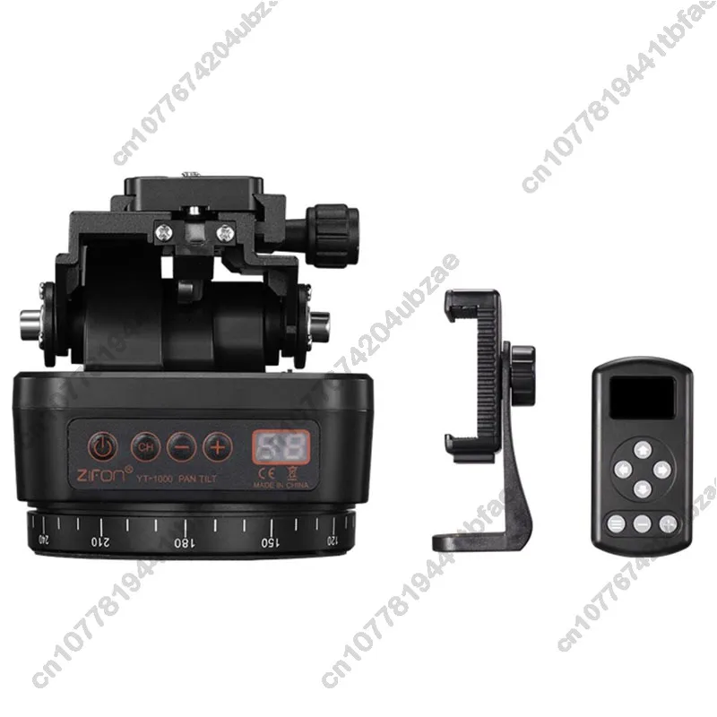 

360° panoramic rotation wireless remote control - electric pan/tilt, compatible with mirrorless cameras and smartphones