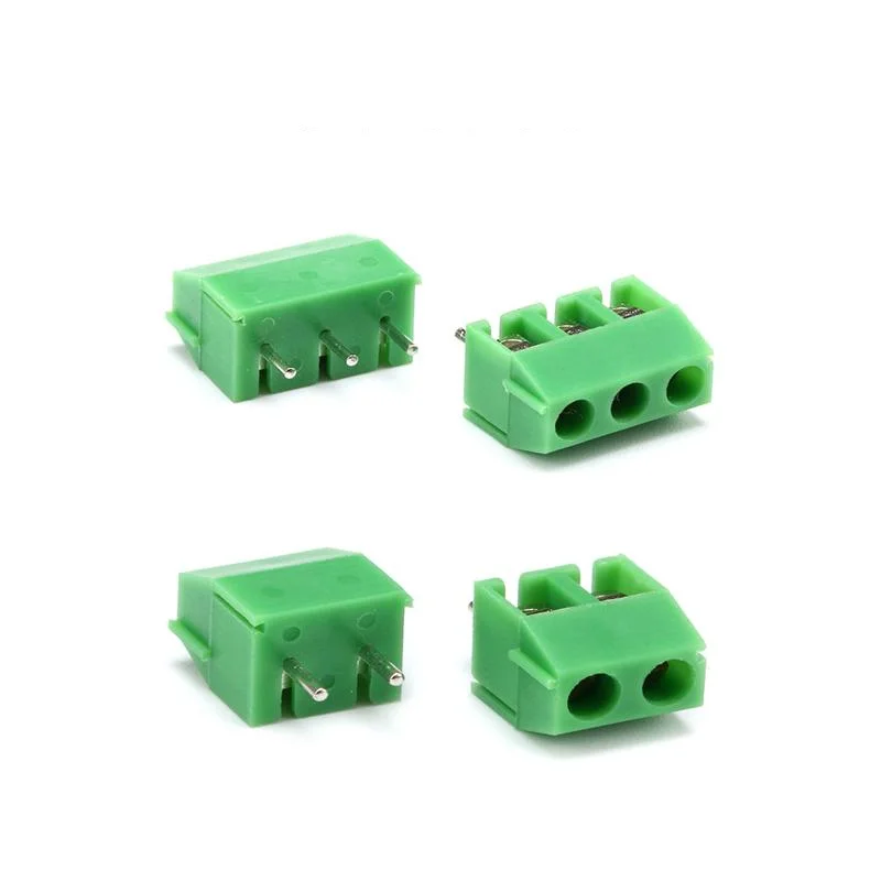 

10pcs KF3.96 2P 3P 3.96 MM Spacing Connection Terminal Connector 300V Connect Plug-in Unit Split Joint Through Hole Mount Screw