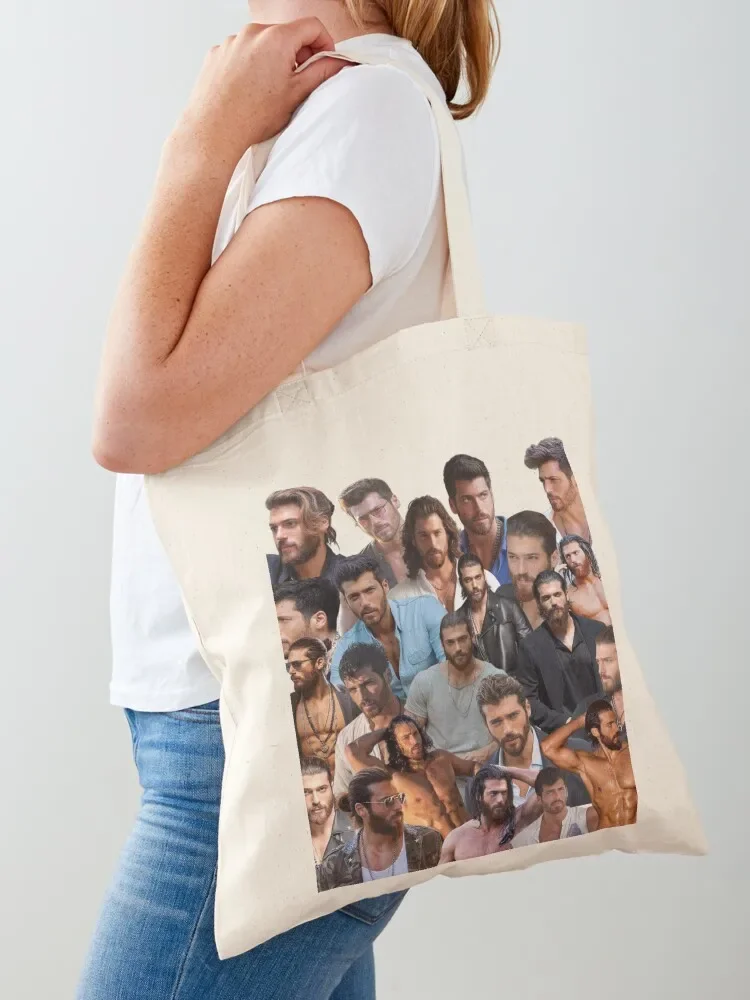 Can Yaman photo collage Tote Bag Shopper bag the tote bag tote bags aesthetic Big