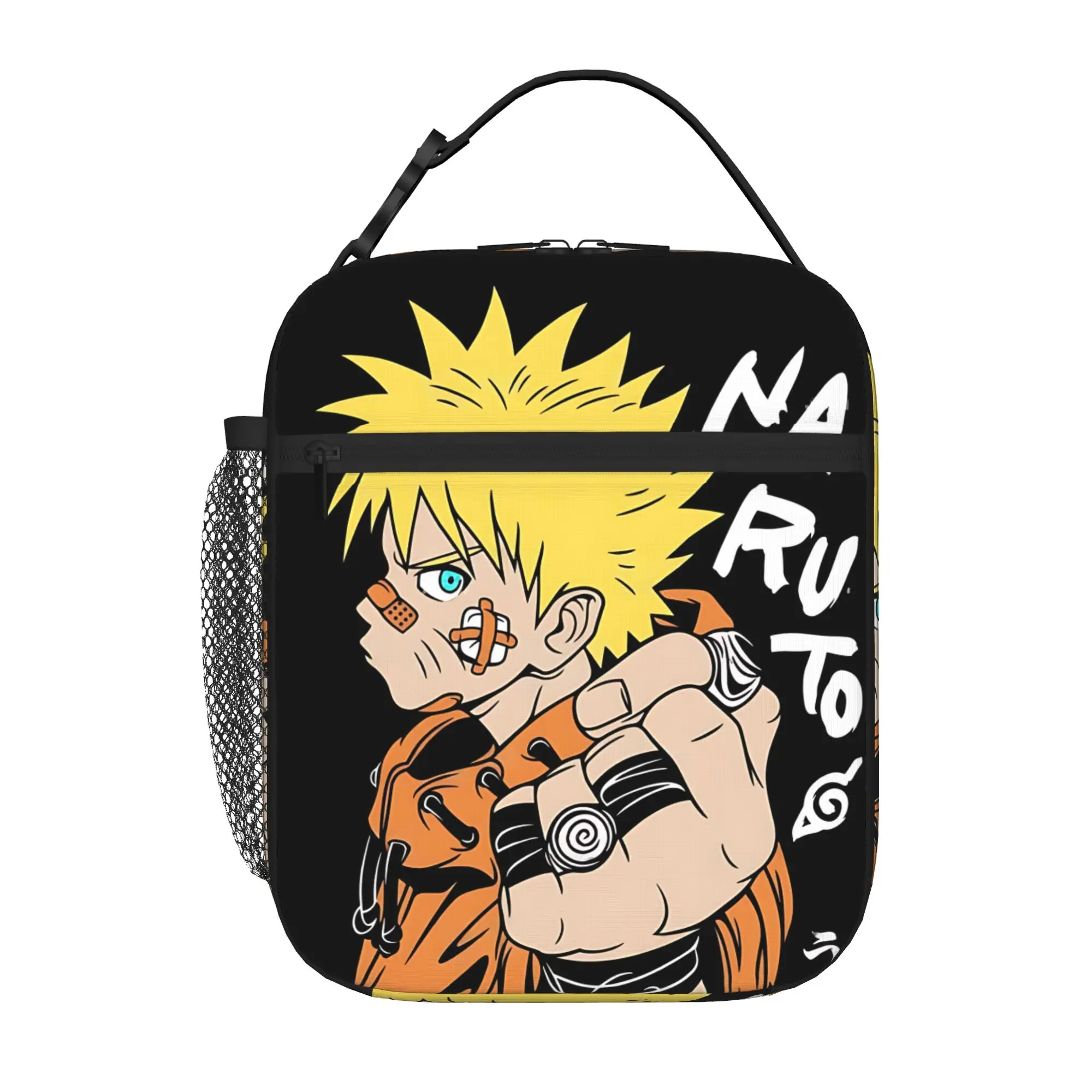 Insulated Lunch Bag Naruto anime comic Meal Pack Rice Bag  bolsa Student Bento Lunch Handbag Insulation