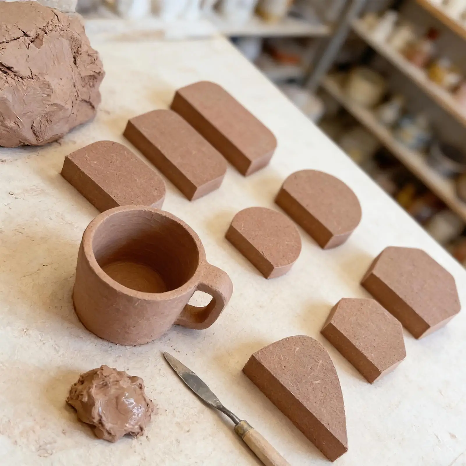 

Инструмент для гончарной ручки, 9 предметов, деревянные формы, резьба, кружка, ручка, инструменты для изготовления скульптурного моделирования, искусство, домашняя студия, класс