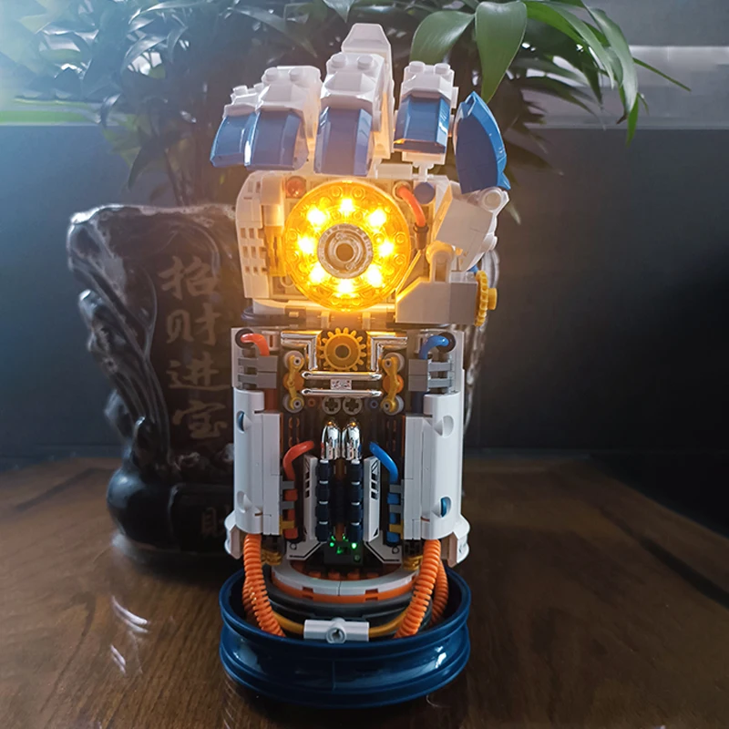 

JAKI Space креативные строительные блоки игрушка с блестящими светодиодами Instrumentspace спутниковые игрушки для взрослых подарок на день рождения