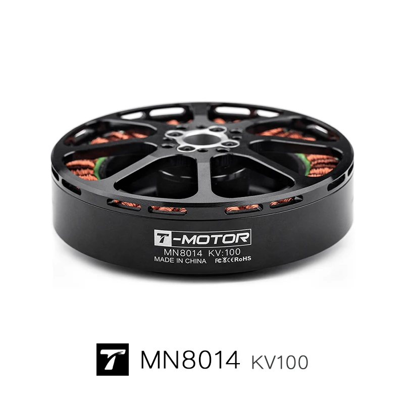 MN8014 KV100 12S T-MOTOR Antigravity Brushless Motor Max Thrust 13.9KG For Multirotor Drone VTOL, Fit 29'',30'' Prop