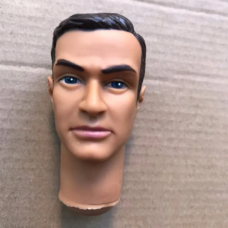 Male Doll Soldiers Men Head Collection Original Doll Toy Figures Good Makeup Face Man Doll Head Famous Stars Men Heads Toys