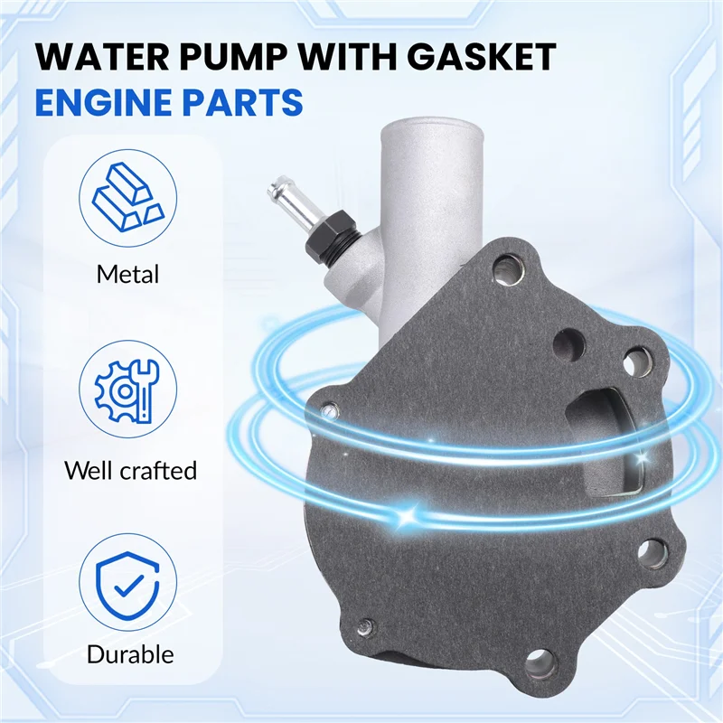 

Well Engine Parts Water Pump With Gasket MM409302 For Mitsubishi S4L S3L S3L2 K3B K3C K3D K3E K4F Hoflader Terex Iseki