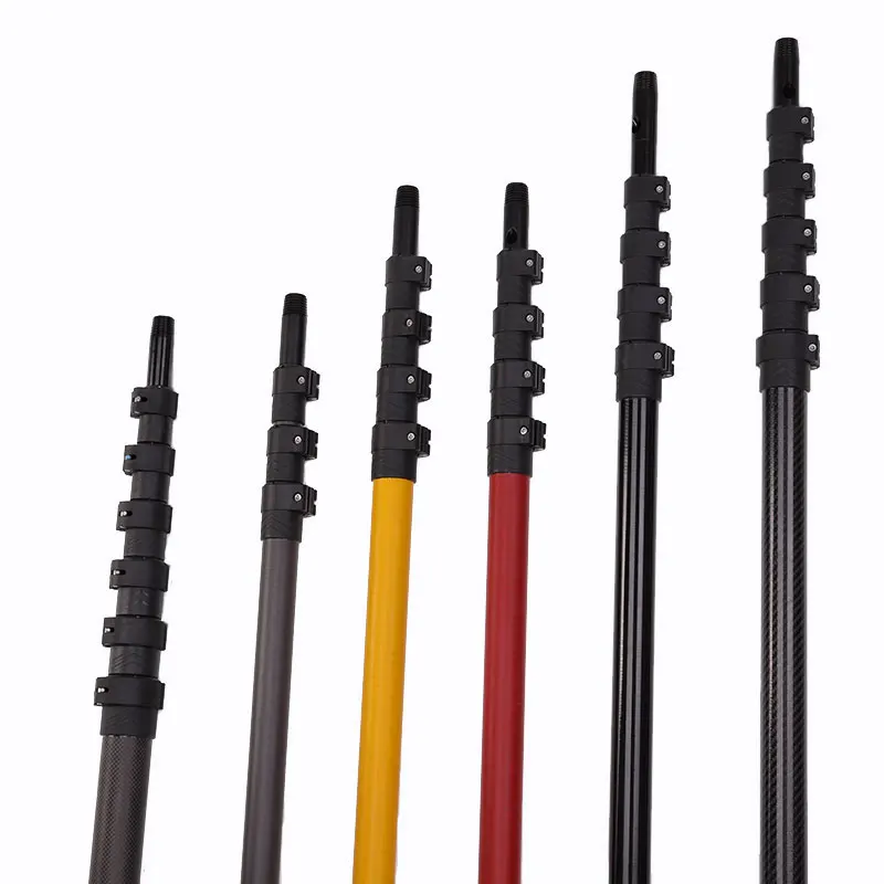 2026 SELL Professional high pressure carbon fiber telescopic waterfed window cleaning jet washing extension pole