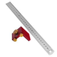 ABKP-Steel Ruler Scribing Positioning Block,Aluminum Angle Scriber Line Marking Gauge,DIY Carpentry Scriber Measuring Locator