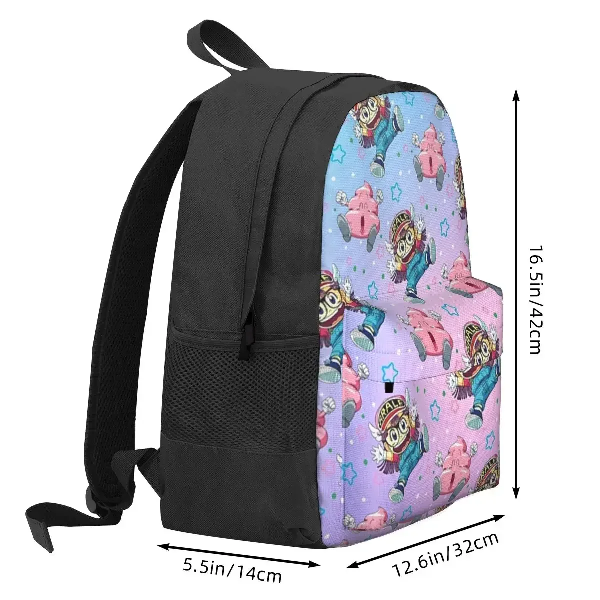 Arale And Poop Dr Slump حقائب ظهر للأولاد والبنات حقيبة كتب للطلاب حقائب مدرسية كارتونية للأطفال حقيبة ظهر للكمبيوتر المحمول حقيبة كتف #2