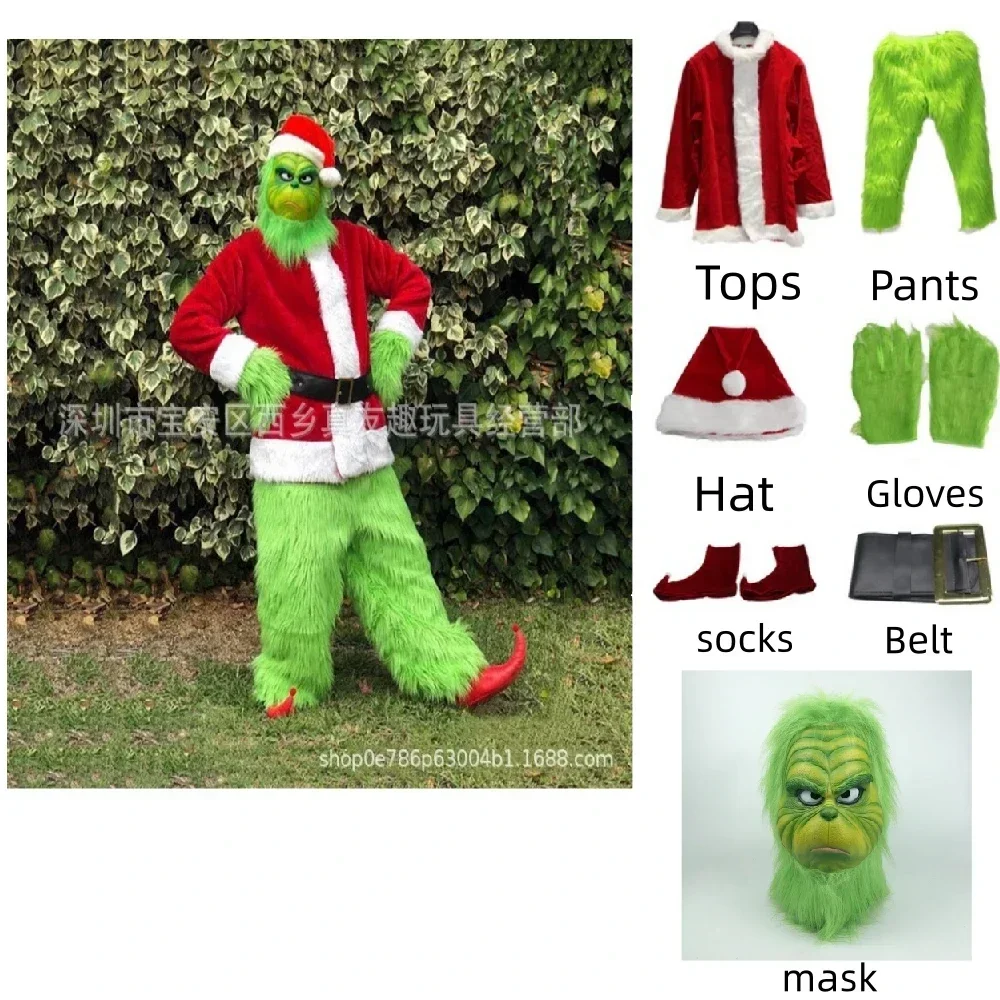 

Santa Claus Costume Set Christmas Party Prom Adult Costume Role Playing Halloween Costume