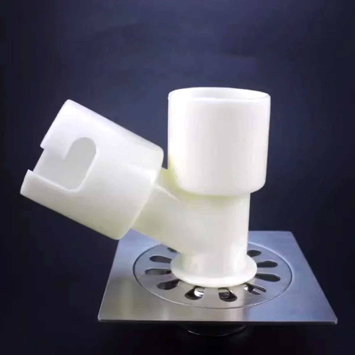 Washing machine down pipe drain joint drain pipe down pipe washing machine floor drain special joint three-head joint Elbows