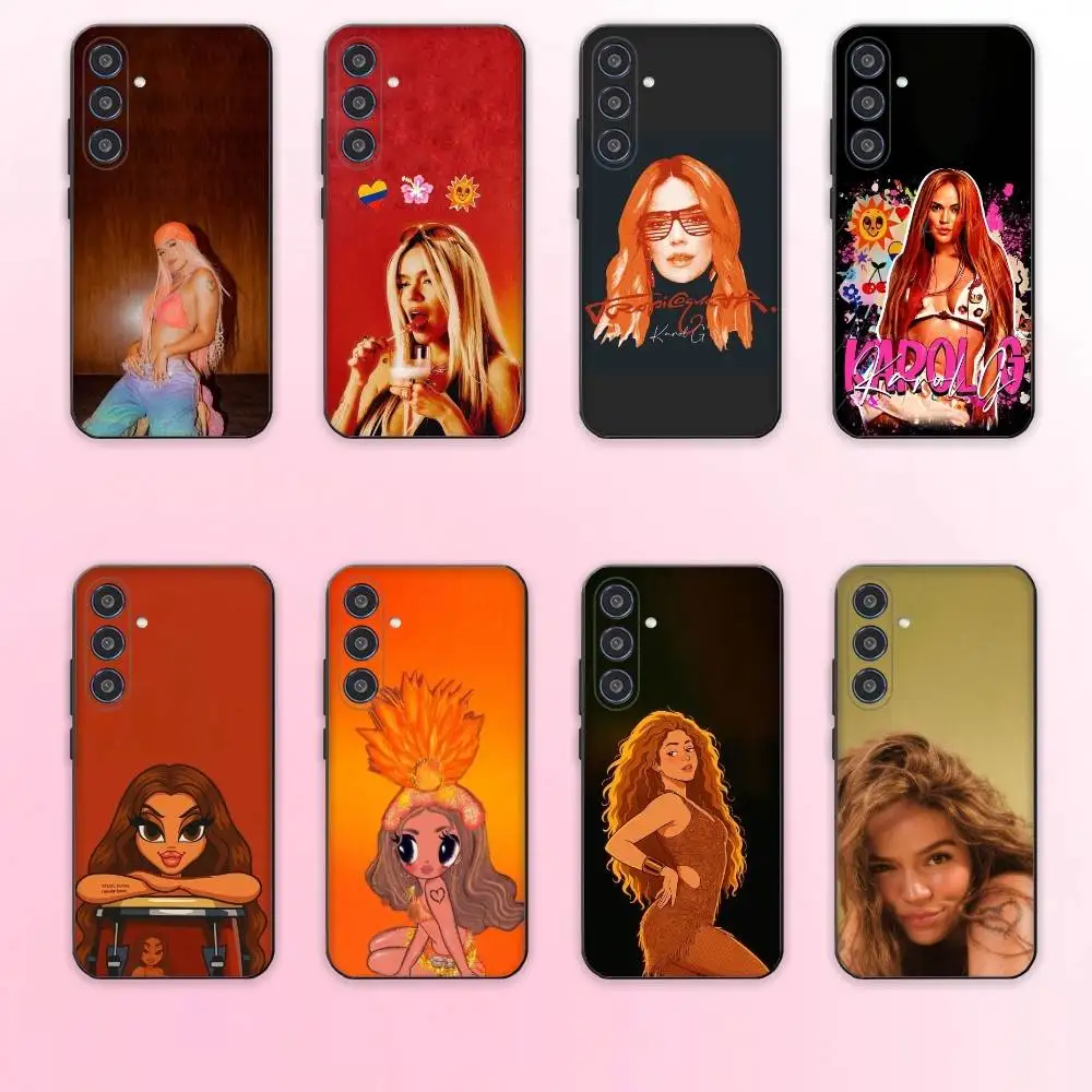 

K-Karol G T-Tropicoqueta Phone Case For Samsung Galaxy A73,A72,A71,A70,A53,A52,A51,Others Soft Black Cover