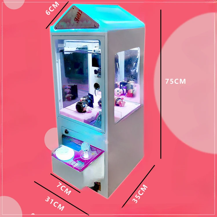 Mini Claw Crane Machine for Carnival, Arcade Grabber, Coin Operated, KTV, Cinema, 110V, 220V