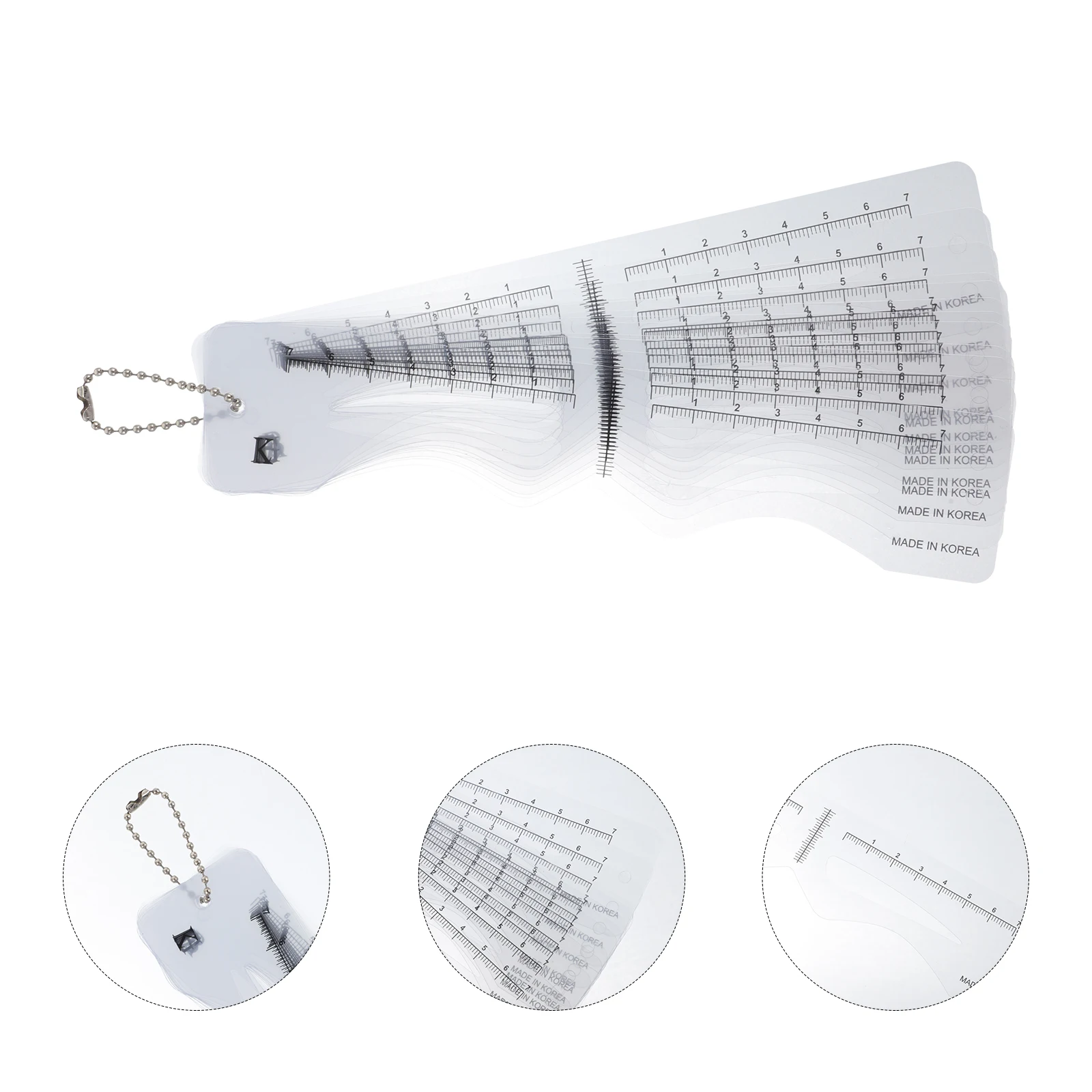 

2 Sets Eyebrow Stencils Reusable Beauty Tools Shaping Kits Professional Personal Drawing Cards Plastic Mold Eyebrow Templates