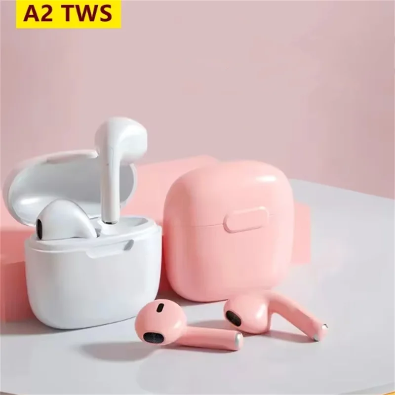 Nowy oryginalny A2Pro TWS bezprzewodowe słuchawki Bluetooth słuchawki Mini słuchawki zestaw słuchawkowy dla Huawei Android Apple iPhone słuchawki
