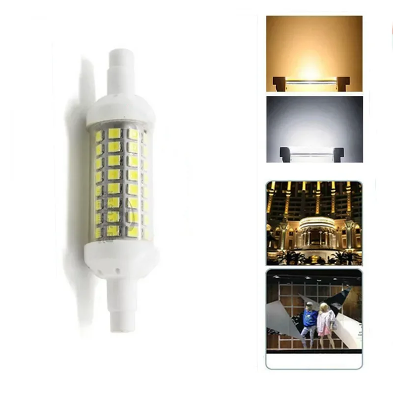 Lamparas عكس الضوء R7S LED الذرة 78 مللي متر 118 مللي متر 135 مللي متر 189 مللي متر ضوء 2835 SMD لمبة 20W 30W استبدال مصباح هالوجين Bombillas