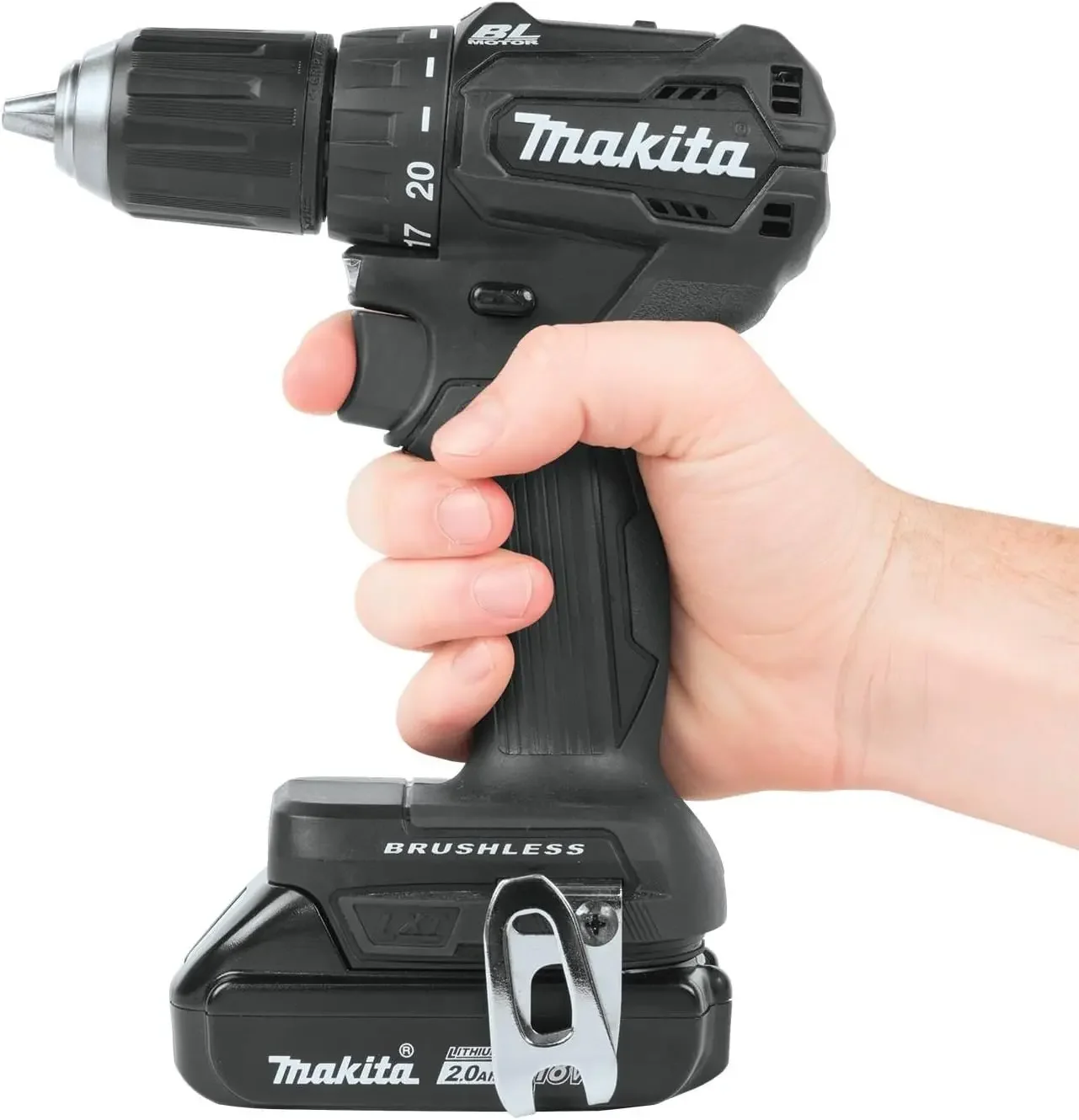 Makita XFD11R1B 18V LXT Kit de broca de driver sem fio sem escova subcompacto de íon de lítio de 1/2" (2,0Ah)