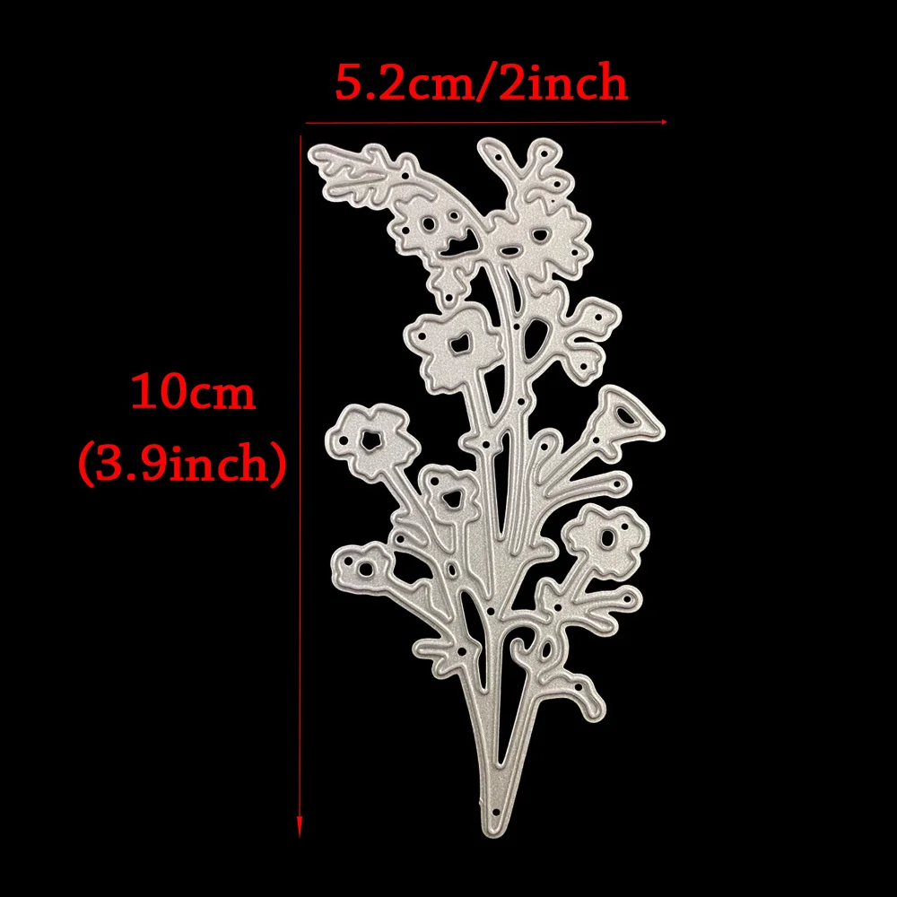 قوالب قطع معدنية للزهور لقصاصات ذاتية الصنع ، ألبوم ، بطاقة معايدة ، صناعة بطاقات ، مشغولات ورقية ، 1 * #3