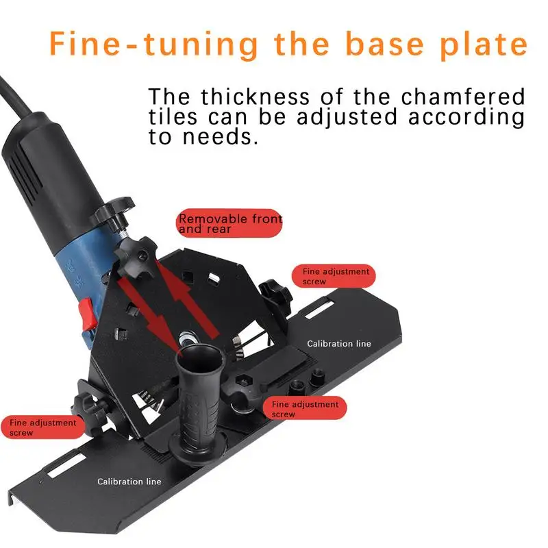 Tile Chamfering Machine Ceramic Tile Chamfering Device 45 Degree Angle Cutting Tool Angle Cutting Helper Tool For Cutting