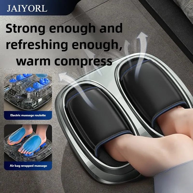 

Массажер для ног, электрический ролик с подогревом, высокочастотная вибрация, разминающая подушка безопасности, массажный инструмент с дистанционным управлением