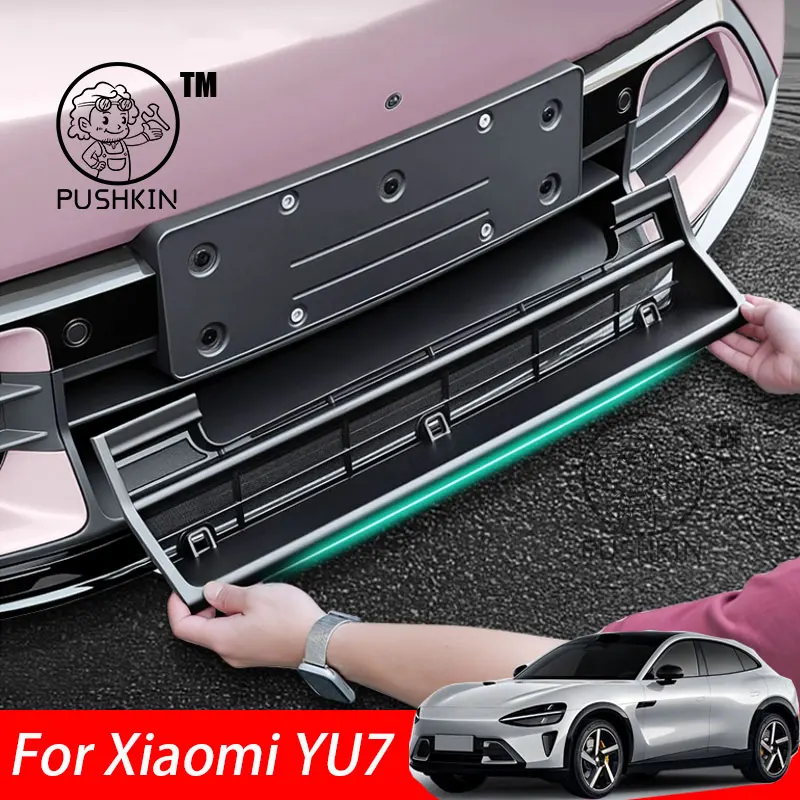 

For Xiaomi YU7 2025 Car Styling Insect Proof Net Protective Cover Front Bumper Dust-proof Grille Cover Auto Accessories
