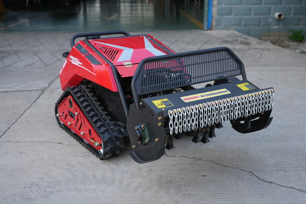 High Efficiency Flexible Mini Crawler Chassis for Vegetable Field Trenching and Soil Covering Crawler Trencher Backfiller
