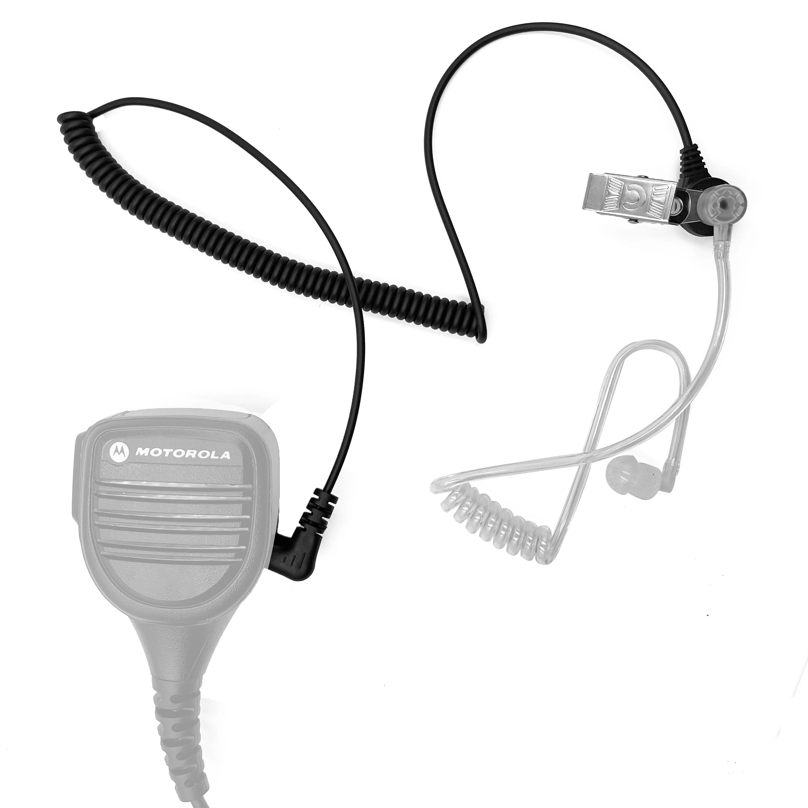 หูฟังแบบท่อเสียงอากาศ, หูฟังแบบฟังอย่างเดียว ปลั๊ก 3.5 มม. สำหรับไมโครโฟนลำโพงวิทยุ, หูฟังสำหรับตรวจสอบสำหรับลำโพงไมโครโฟน